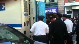 Citibank customers arrested while trying to close accounts OccupyWallStreet [upl. by Geldens9]