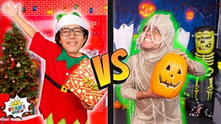 CHRISTMAS VS Halloween Which Holiday Is Better [upl. by Stuckey]