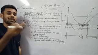 Short Run Equilibrium  Supernormal Profit  Normal Profit [upl. by Narra]