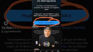 Youtube premium gratis tips gusdelmundo youtube youtubepremium [upl. by Aidnic]