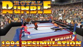 Royal Rumble 1994  Wrestling Empire RESIMULATION [upl. by Airel]