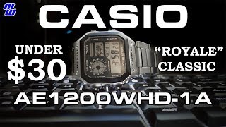 Casio AE1200WHD1A Classic World Time Watch  Review Measurements Amber Light Tears for Shells [upl. by Kahaleel]