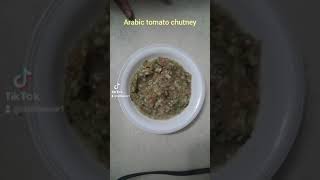 Arabic tomato chutneyMandi Sauce  Mandi Ki Chutney  Salata Haracook with rabbia [upl. by Ahsiuqram636]