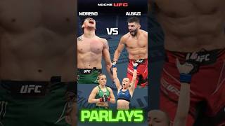 Quieres GANAR en GRANDE con la UFC PARLAYS Moreno Vs Albazi🏆💰💵 ufc apuestas parlay [upl. by Liane]