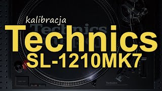 Technics SL1210MK7 kalibracja Reduktor Szumu 265 [upl. by Aihsar354]