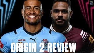 STATE OF ORIGIN GAME 2 POST GAME REVIEW amp REACTION 2024 [upl. by Jorge]