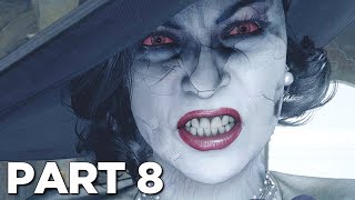 RESIDENT EVIL 8 VILLAGE Walkthrough Gameplay Part 8  ALCINA DIMITRESCU BOSS FULL GAME [upl. by Viquelia]