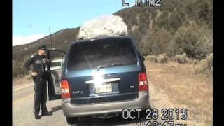 New Mexico State Police pursue Tennessee mother five children into Taos [upl. by Leirraj]