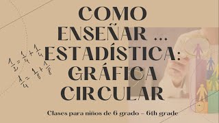 Cómo enseñar Estadística Gráfica Circular [upl. by Ludovika616]