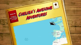 Chelsea’s Awesome Adventures  Crossing the Atlantic  on the QM2 [upl. by Ragouzis151]