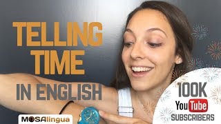 Telling Time in English  100K Subscribers Celebration Video [upl. by Isleana]