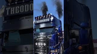 Scania R Theodorou v8 scaniav8 scania youtubeshorts shorts short [upl. by Laved]