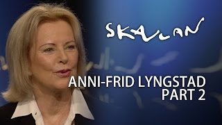 Anni Frid quotABBAFridaquot Lyngstad Interview English Subtitles  Part 2  SVTNRKSkavlan [upl. by Alrrats305]