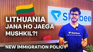 Changes in Lithuania Immigration Policy Skillbee [upl. by Ahsienroc]