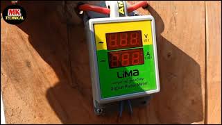 digital ampere volt meter।। 3 phase ampere volt meter [upl. by Janis854]