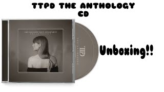 Unboxing TTPD Anthology Cd  Taylor Swift [upl. by Enoid]