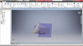 30 Second Tutorials  Autodesk Inventor 2016  How to Loft [upl. by Dex]