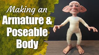 How To Make A Poseable Wire Armature Art Doll [upl. by Jangro181]