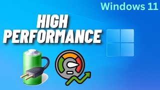 How to Change Power Plan to High Performance on Windows 11 [upl. by Rainger268]