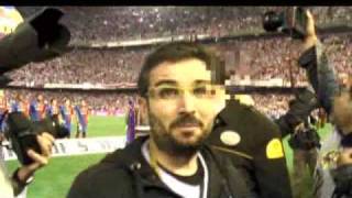 El himno en la Final de la Copa del Rey 2009 [upl. by Ettedranreb103]