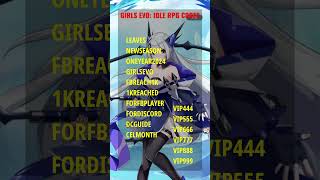 Girls Evo Idle RPG Codes [upl. by Adur57]