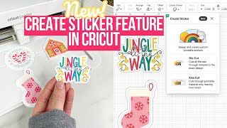 CREATE EASY PEEL STICKERS WITH THE EXCITING NEW CRICUT STICKER FEATURE  EVERYTHING YOU NEED TO KNOW [upl. by Giorgia]