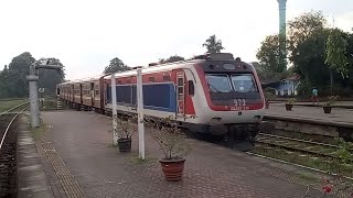 Sri Lanka Railway S14 972 S14A 991 Colombo Fort Gampaha Train Leaving Colombo Fort Railway Station [upl. by Enamrej911]