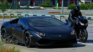 Lamborghini Huracan VS 14 CBR 1000RR [upl. by Eilis6]