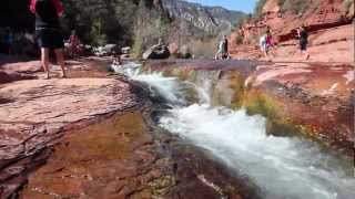 A Visit to Slide Rock Park Near Sedona Arizona [upl. by Aroved834]