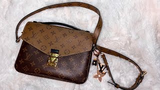 Discover the Louis Vuitton POCHETTE METIS  Reverse Monogram Bag [upl. by Ettenal969]