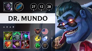 Dr Mundo ARAM Triple Kill Dominating  NA Grandmaster Patch 1417 [upl. by Revkah144]