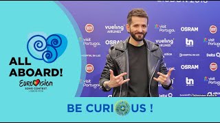 Eurovision 2018  Albania  Eugent Bushpepa  Be Curious [upl. by Ylrebma]