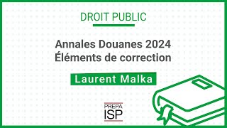 Annales Douanes 2024  Droit public [upl. by Nert]