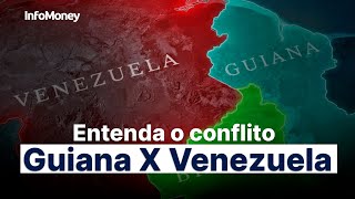 Entenda o conflito Guiana X Venezuela [upl. by Aicilaanna]