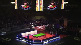 Record Crowd Of 9000 Welcome Ronnie OSullivan And Marco Fu 🏟  Hong Kong Masters 2022 Final [upl. by Epilif]