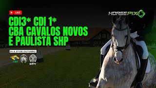 Pista 2  CDI3 CDI 1CBA Cavalos Novos e Paulista SHP  Horsepix [upl. by Orwin]