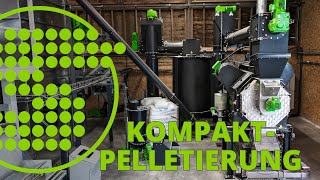 Kompakte Pelletierlösung für Holzpellets  Kleinanlage in Frankreich [upl. by Verneuil]