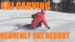 SKI CARVING AT HEAVENLY  2017 [upl. by Vokay]