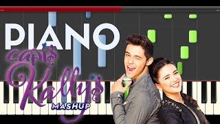 KALLYS Mashup Unisono Piano Midi tutorial Sheet app Cover Karaoke [upl. by Eiramaliehs]