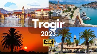 Trogir Croatia Old Town  Riva  Promenade 4K UHD 2023 [upl. by Tolman]