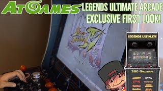 AtGames Legends Ultimate Arcade Exclusive First Look [upl. by Yelroc]