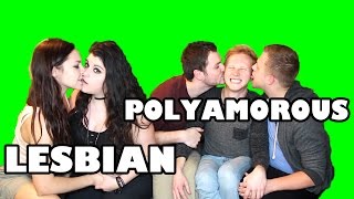 NEWLYWED GAME Lesbian Couple vs Polyamorous Throuple [upl. by Warram]