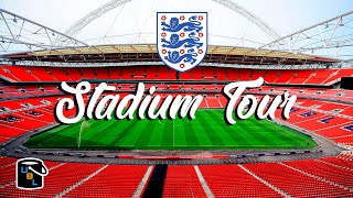 ⚽ Wembley Stadium Tour  The Home of England Football  Travel Vlog [upl. by Lomax]