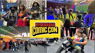 Hyderabad Comic Con 2024 At Hitex Exhibition Centre  Full Vlog  Cosplay amp Gaming [upl. by Airdna256]