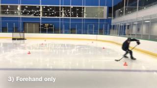 6 skating progression hockey drills [upl. by Ecart]