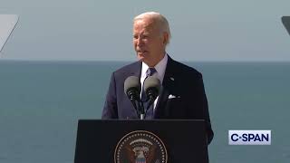 WATCH President Biden Full Remarks at Pointe du Hoc [upl. by Breban157]