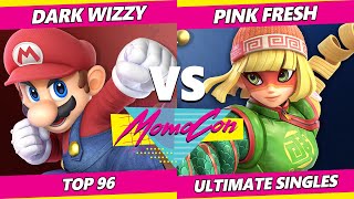 MomoCon 2022  Dark Wizzy Mario Vs Pink Fresh Min Min SSBU Ultimate Tournament [upl. by Westmoreland825]