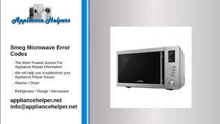 Smeg Microwave Error Codes [upl. by Celestina]