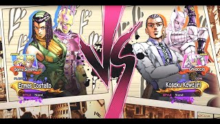 quotJoJos Bizarre Adventure Ermes vs Kosaku  AllStar Battle R PS5 Gameplayquot [upl. by Jun]