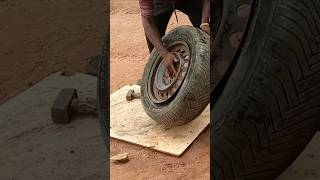 SKILLS BEFORE INFLATING A TYRE [upl. by Tenrag]